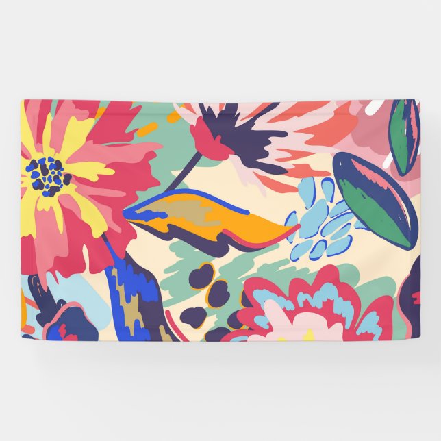 Forest and roses banner (Horizontal)