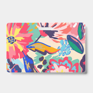 Forest and roses ID badge