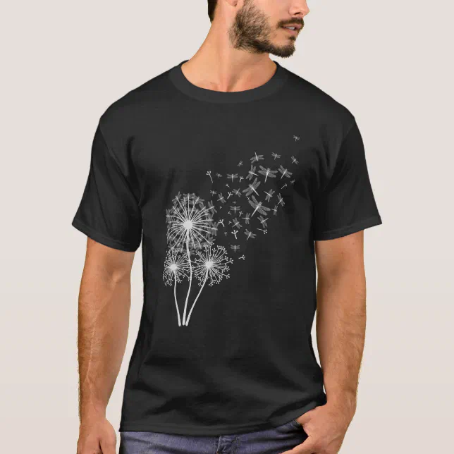 Playing Card Insect Forest Animal Insect Dandelion Dragonfly T-Shirt | Zazzle