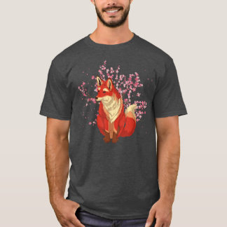 Forest Animal Lover Cherry Blossom Sakura Nature F T-Shirt