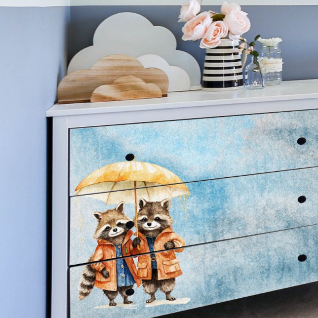 Forest Animals in the Rain Decoupage  Tissue Paper (Creator Uploaded)