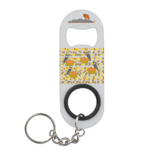 🦊🦉 Forest Animals Keychain Bottle Opener