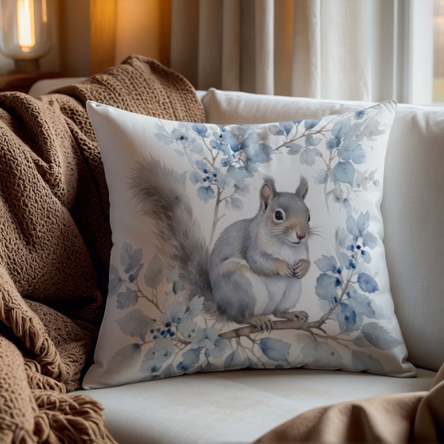 Forest Animals Throw Pillow – Cozy Rustic decor (Stylish accent throw pillow for modern homes — the perfect cozy touch to elevate any living space to)