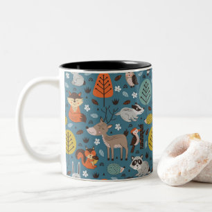 Forest Animals Two-tone Mug