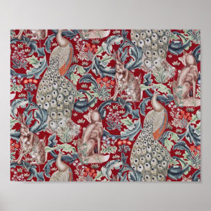Forest Animals, William Morris Poster