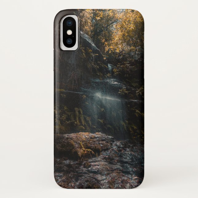Forest Apple iPhone X, Barely There Phone Case (Back)