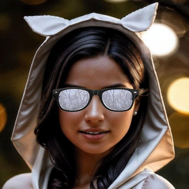 Forest At Twilight  Retro Sunglasses (Join in the Halloween festivities, wearing these haunting sunglasses!)