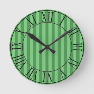 Forest Avenue Round Clock