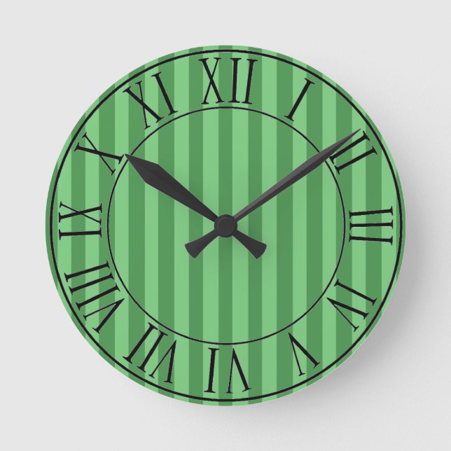 Forest Avenue Round Clock (Front)