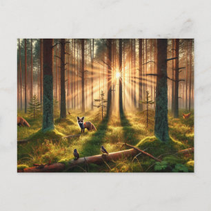 Forest Awakening Postcard