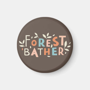 Forest Bather Custom Text Magnet