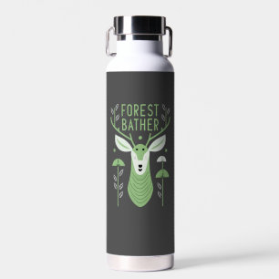 Forest Bather Deer Water Bottle