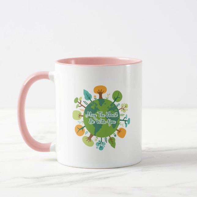 Forest Be With You Environmental Awareness Mug (Left)