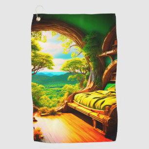 Forest Bedroom Golf Towel