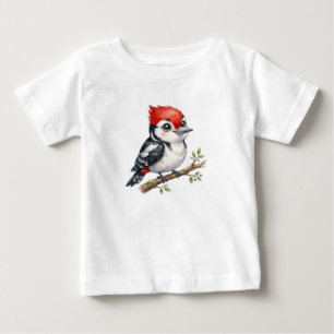 Forest Bird-Cute Woodpecker Baby T-Shirt