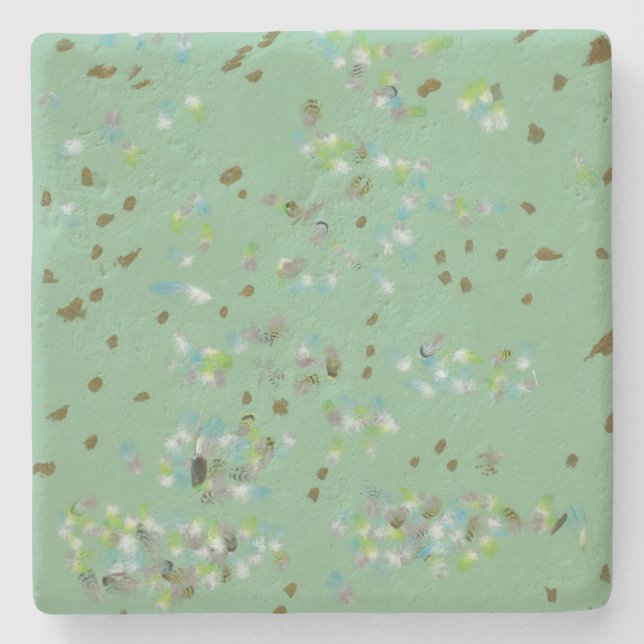 Forest Birds Stone Coaster (Front)