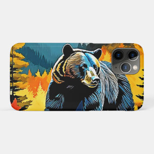 Forest Black Bear Majesty Design iPhone 11 Pro Case
