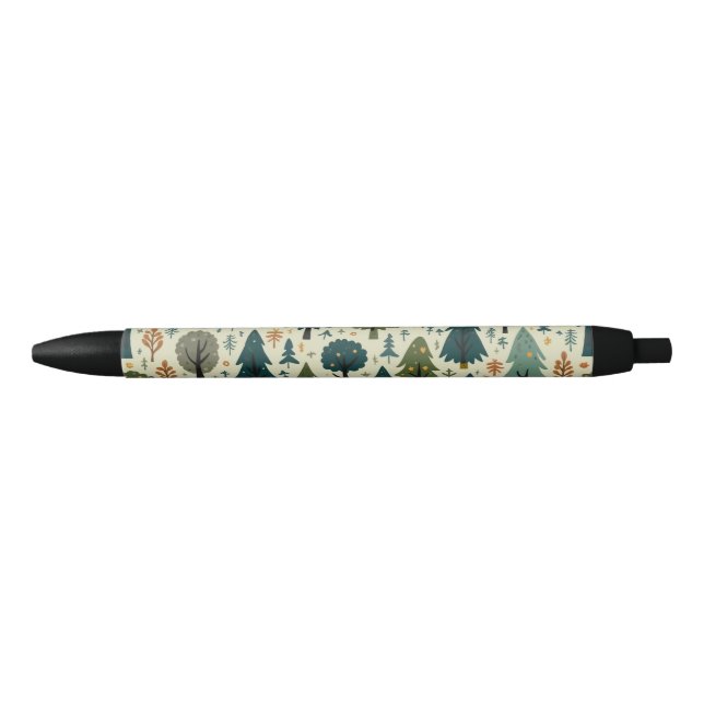 forest black ink pen (Front)