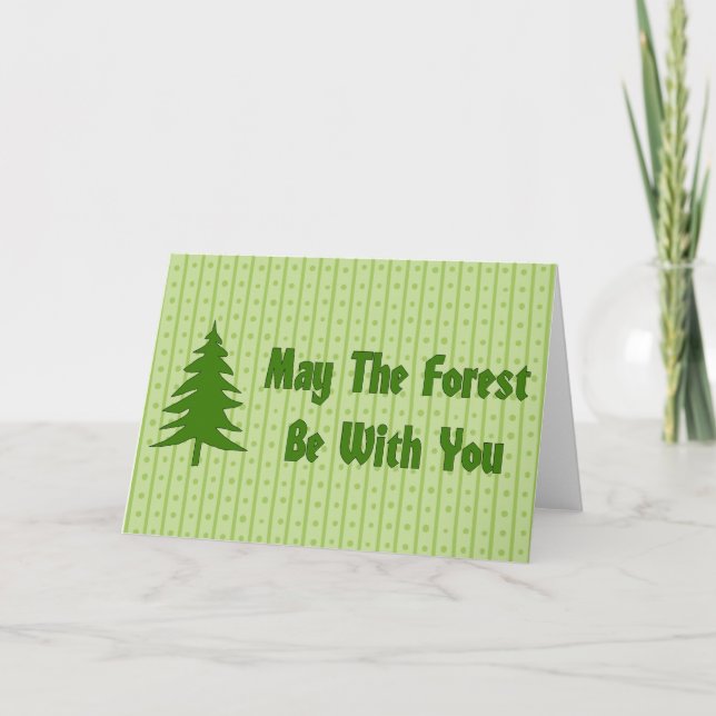 Forest Blessing Card (Front)