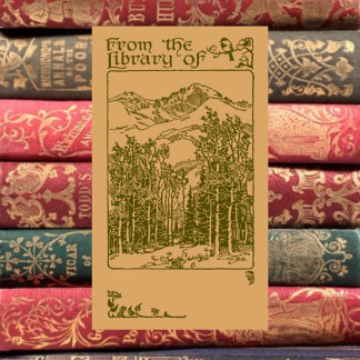Forest bookplate
