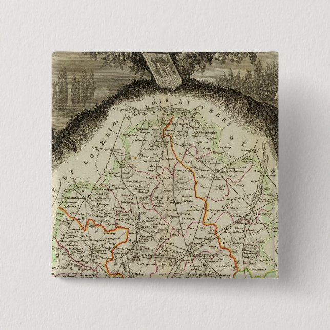 Forest Boundaries 15 Cm Square Badge (Front)