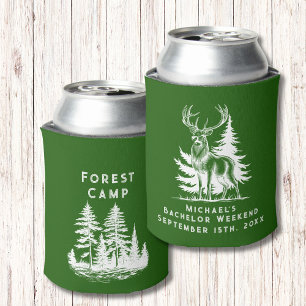 Forest Buck Trees Bachelor Weekend Can Cooler