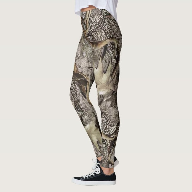 Forest Camo Pattern Leggings (Left)