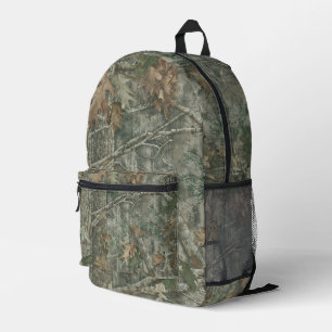 Forest Camo Pattern Printed Backpack