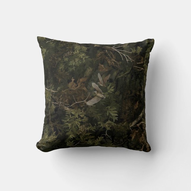 Forest Camo with Woodcock  Cushion (Front)
