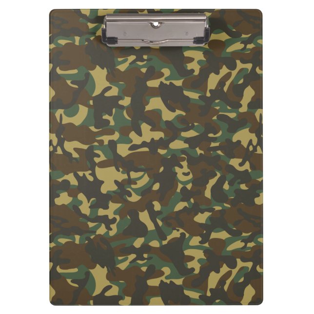 Forest Camouflage  Clipboard (Front)