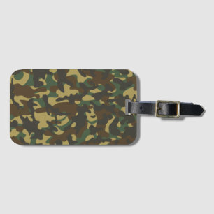 Forest Camouflage  Luggage Tag