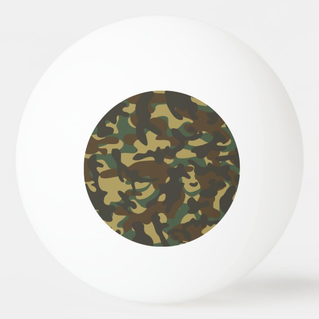 Forest Camouflage  Ping Pong Ball (Front)