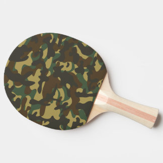 Forest Camouflage Ping Pong Paddle