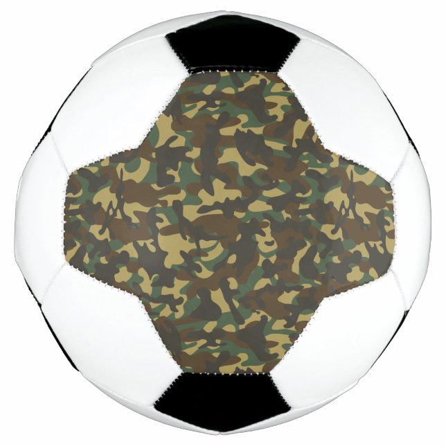 Forest Camouflage  Soccer Ball (Front)
