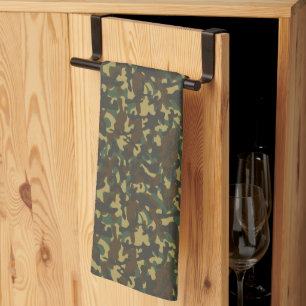 Forest Camouflage  Tea Towel