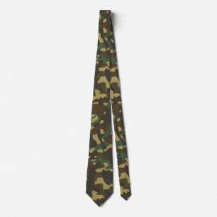 Forest Camouflage  Tie