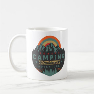 Forest Camping Outdoor Adventure Coffee Mug