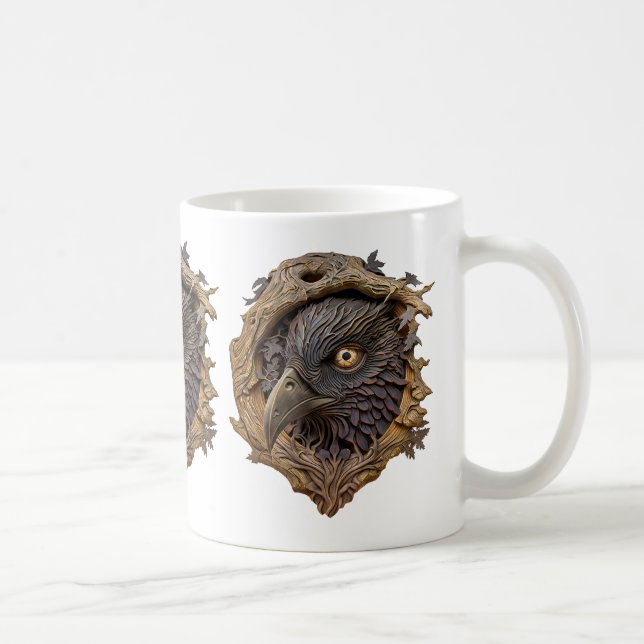 Forest Carving Coffee Mug (Right)