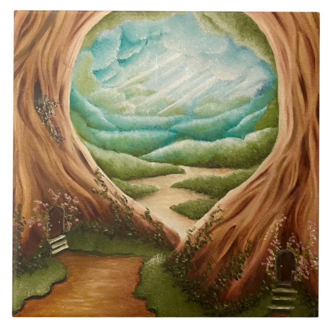 Forest Ceramic Tile (Front)