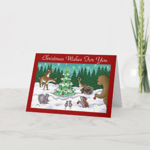 Forest Christmas - Greeting Card