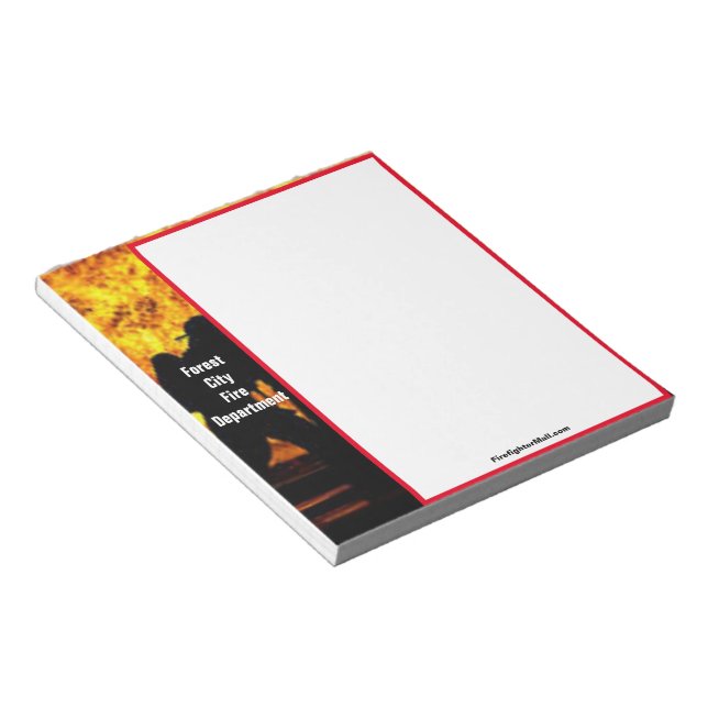 Forest City Fire Department notepad (Angled)