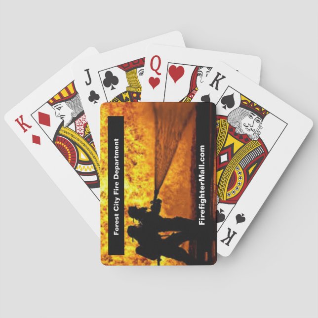 Forest City Fire Department Playing Cards (Back)