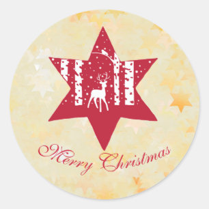 forest classic round sticker