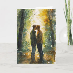 Forest Clearing Embrace Card