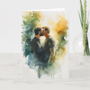 Forest Clearing Watercolor Embrace Card