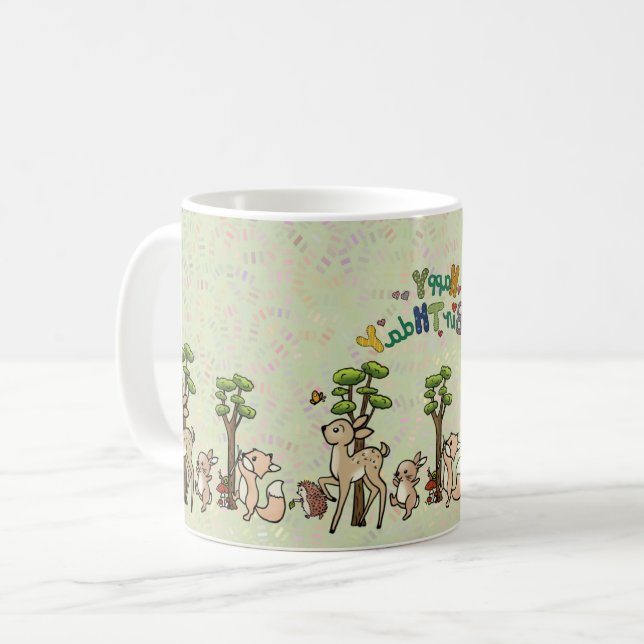 forest coffee mug (Front Left)