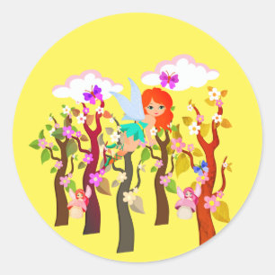 forest creatures  edible frosting rounds classic round sticker