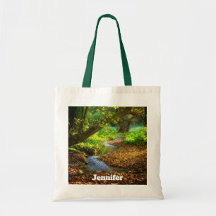 Forest Creek Beautiful Nature Landscape Photo Tote Bag