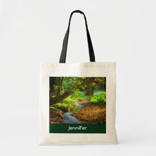 Forest Creek Beautiful Nature Landscape Photo Tote Bag