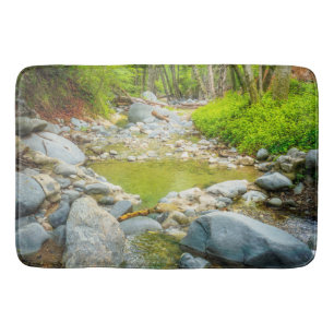 Forest Creek Nature Landscape Photo Print Art Bath Mat